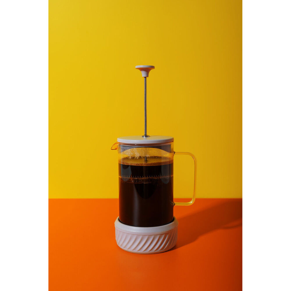 LA Cafetière La Cafetiere Zero 8-Cup No Mess French Press Coffee Brewer/Maker 1L Latte (3 Pieces) — image 5