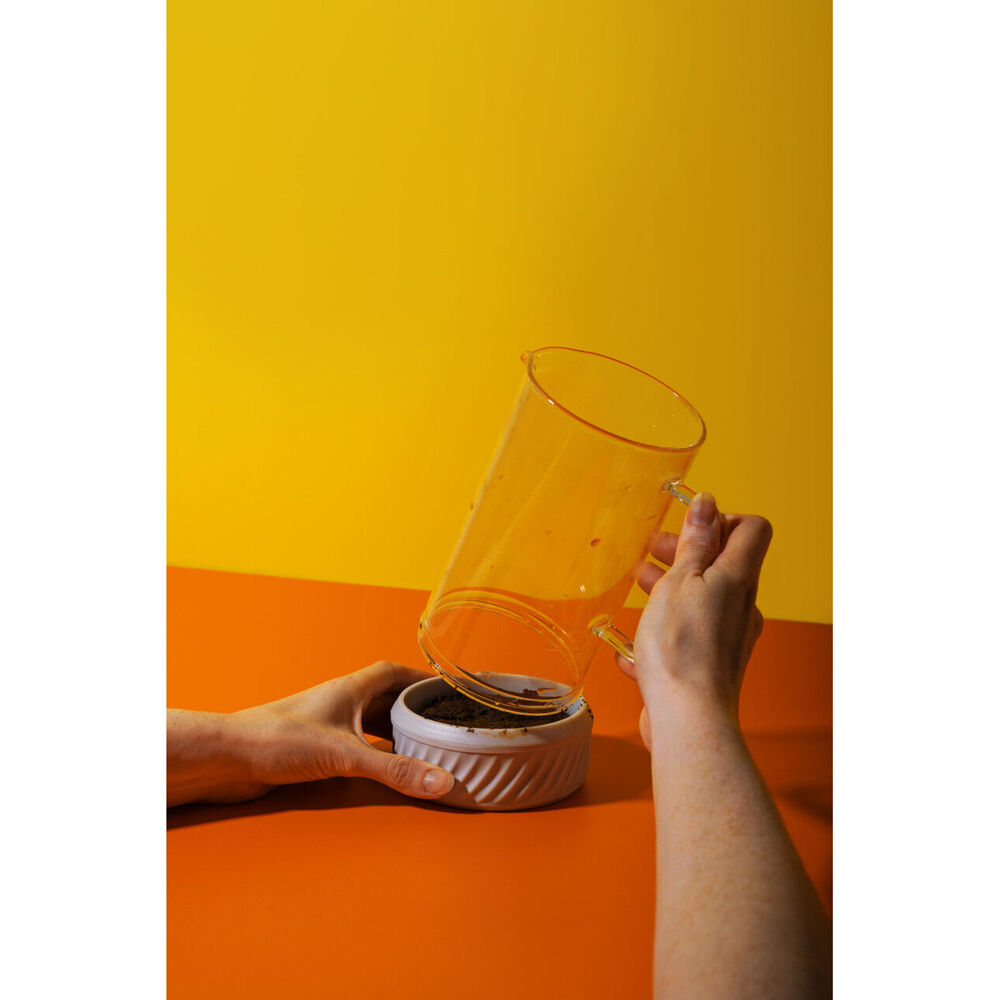 LA Cafetière La Cafetiere Zero 8-Cup No Mess French Press Coffee Brewer/Maker 1L Latte (3 Pieces) — image 8
