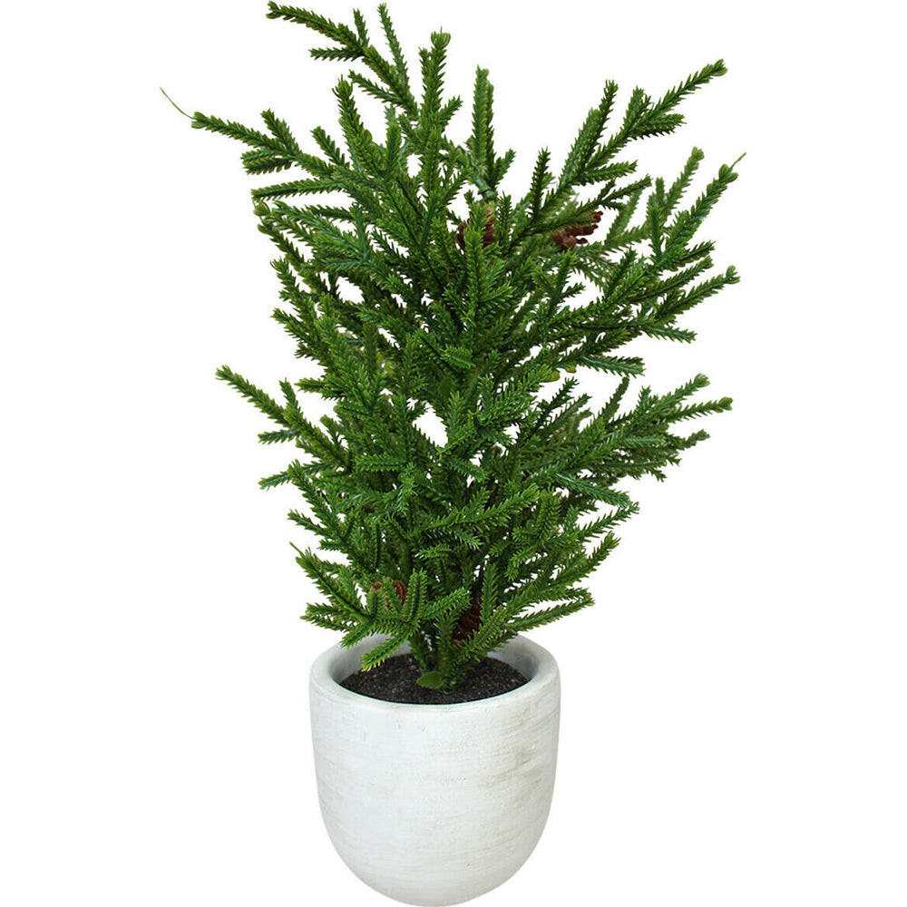 LVD Plastic Classic Christmas Tree Potted Home/Living Room Decor 11x11cm