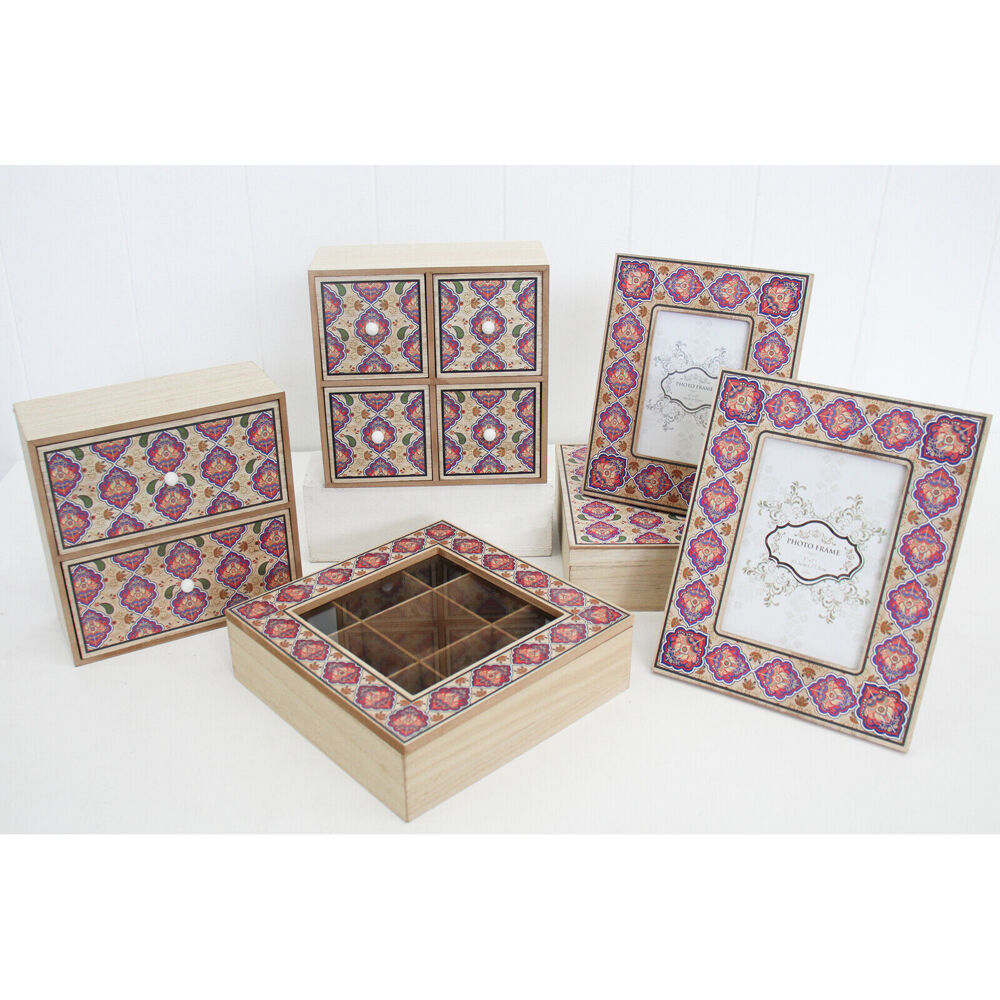 LVD 21.5x26.5x1.5cm Sari Wooden Glass Picture/Photo Decor Frame 5x7 — image 2