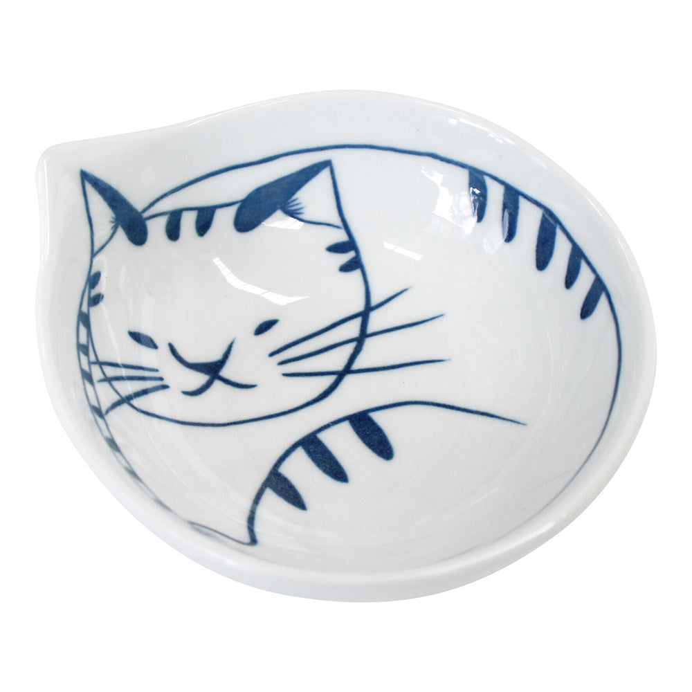 LVD Ceramic 11.5cm Simba Cat Bowl Round Serving Soup Dish Dinnerware Small White