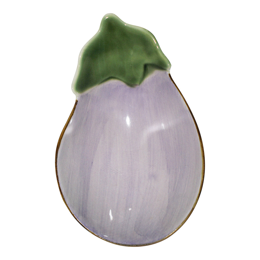 LVD Ceramic 18cm Bowl Eggplant Serving Snack/Condiments Dish Dinnerware Purple (2 Pack)