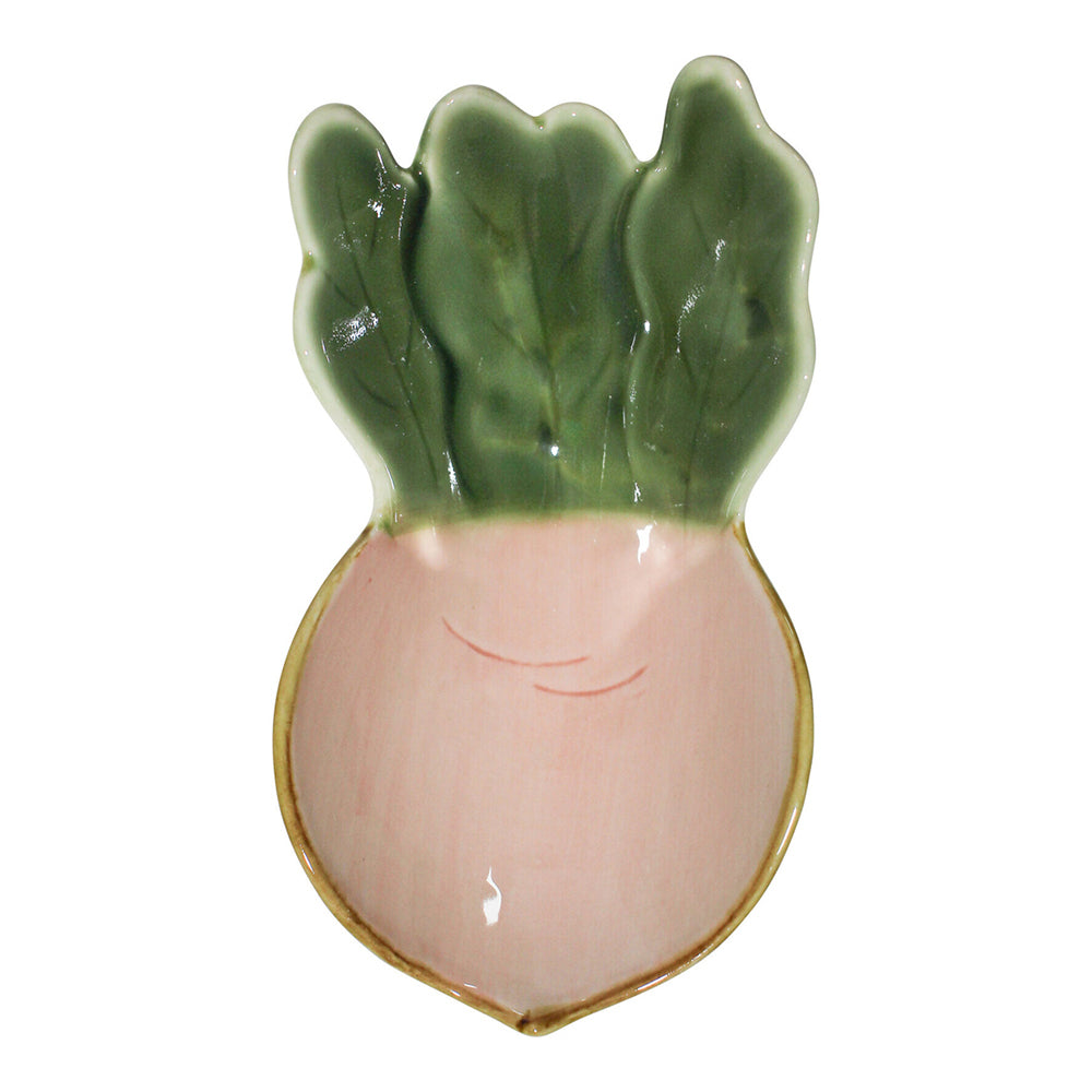 LVD Ceramic 18cm Bowl Radish Serving Food Snack/Condiments Dish Dinnerware Pink