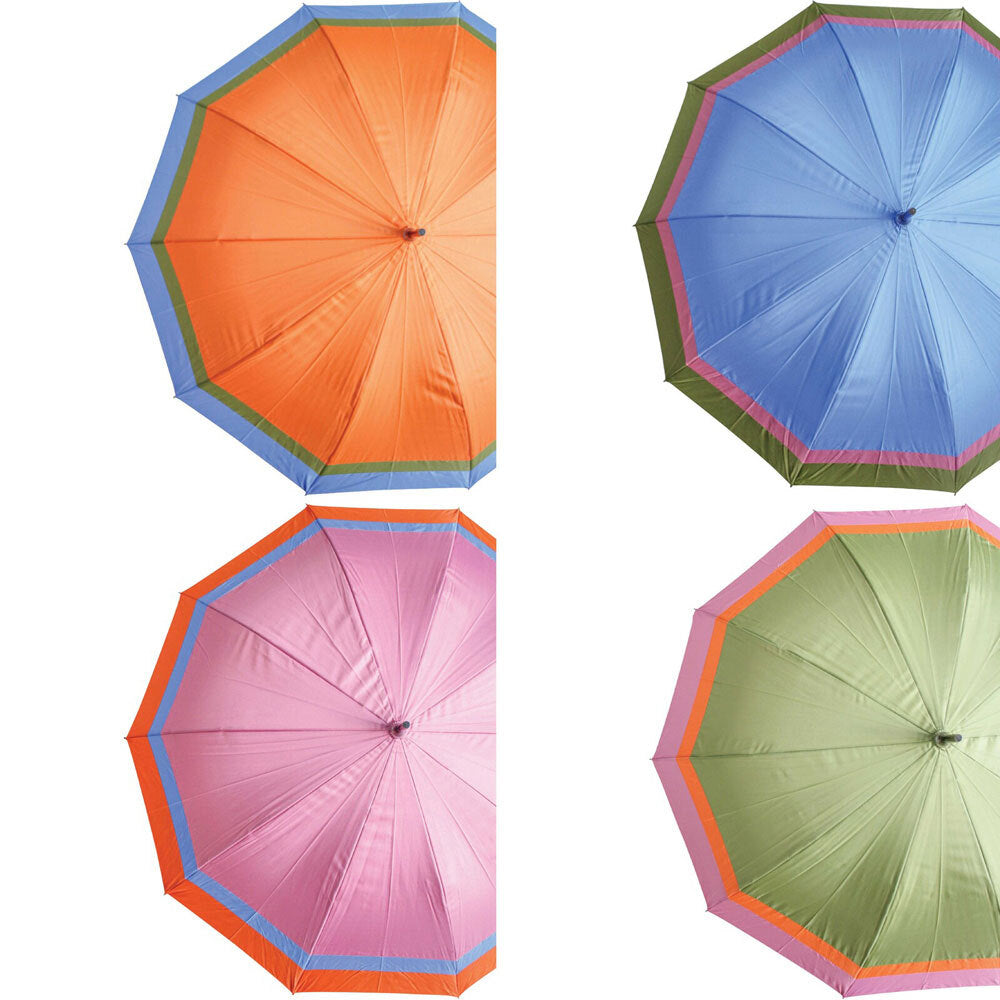 LVD Colours Umbrella Plastic Handle Sun/Rain Shade 104cm - Assorted (2 Pack) — image 4