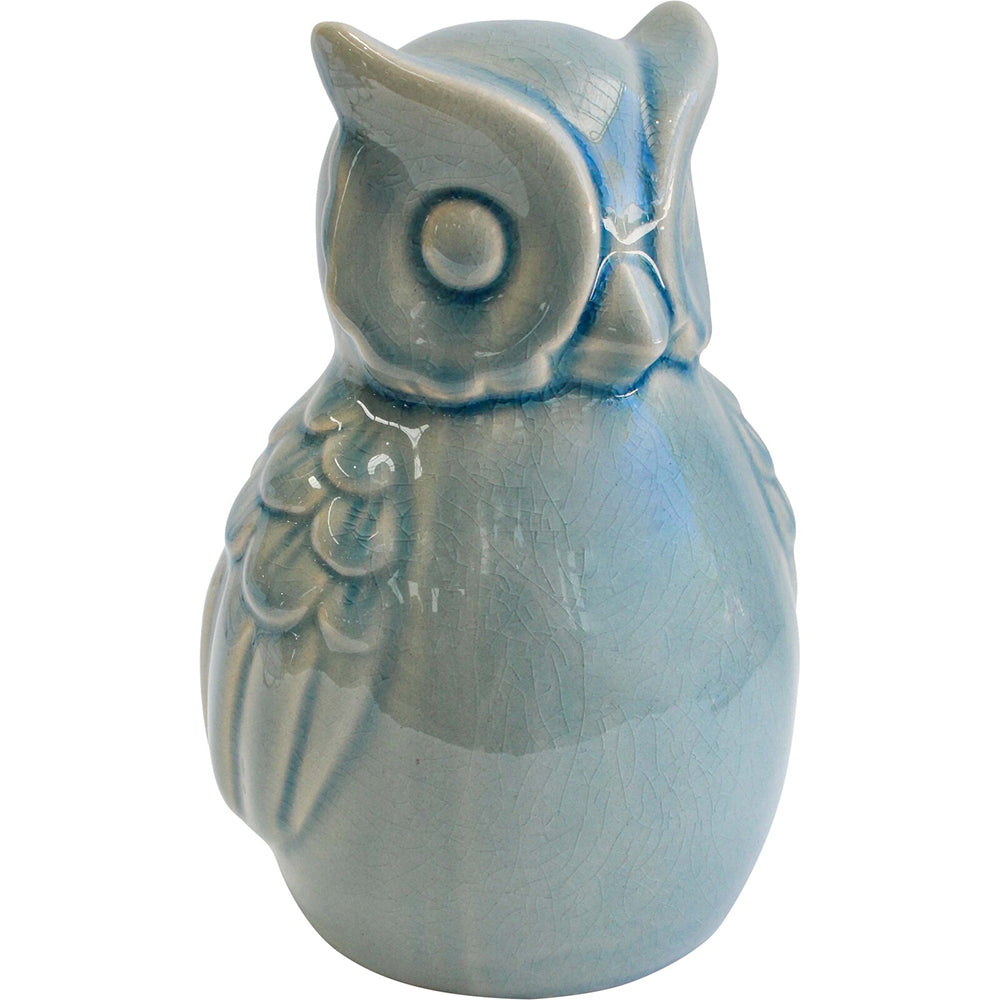 LVD Owl Sml Powder Decorative Sculpture Tabletop Home/Lounge Indoor Decor (2 Pack) — image 2