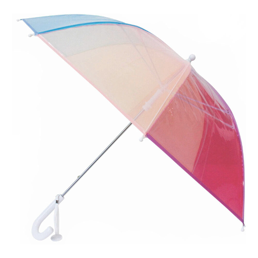 LVD Mix Pastel Clear Kids/Children Umbrella w/Tag Sun/Rain Shade 84cm Assort