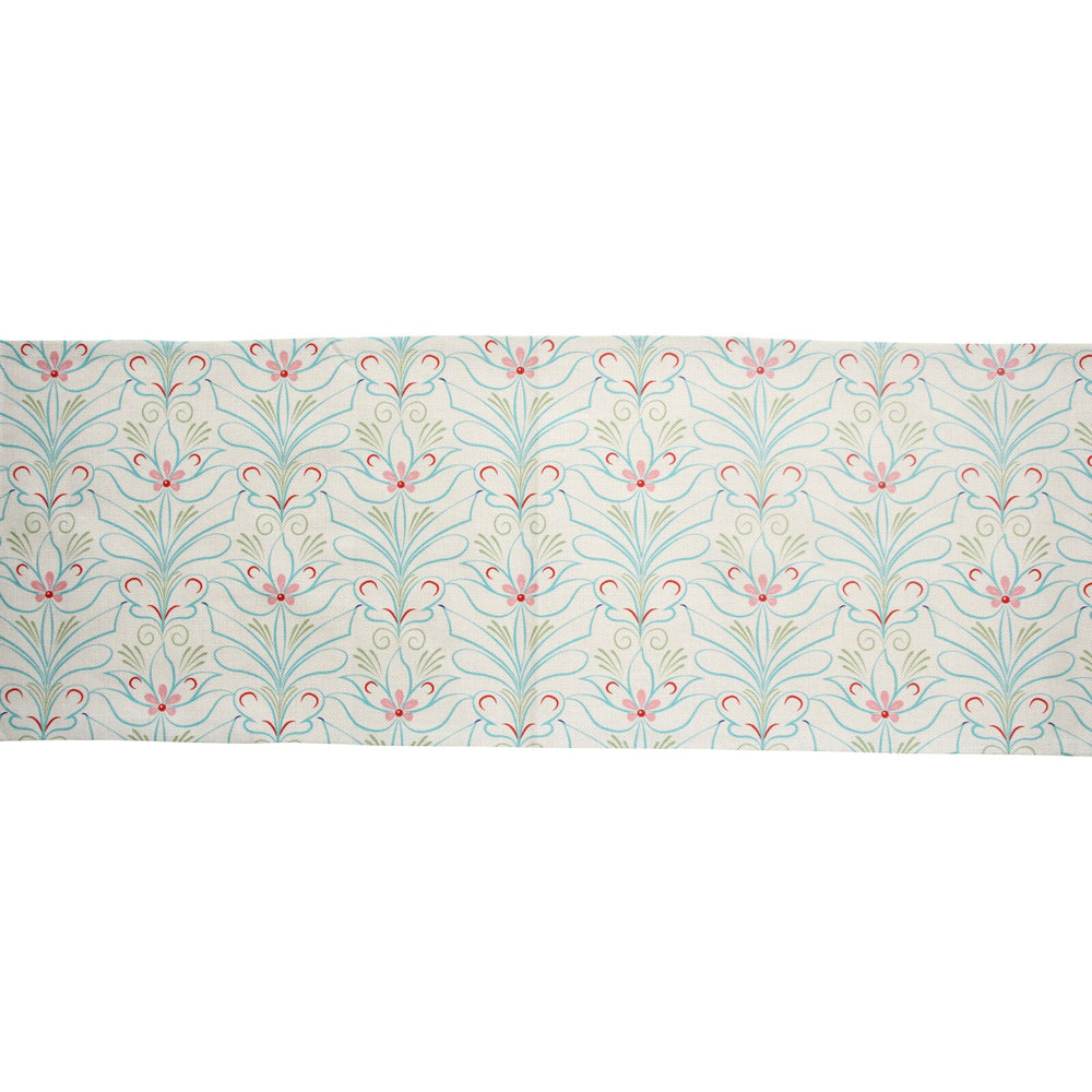 LVD Linen Delight Table Runner Home/Kitchen Tablecloth Decor 33x180cm Aqua — image 4
