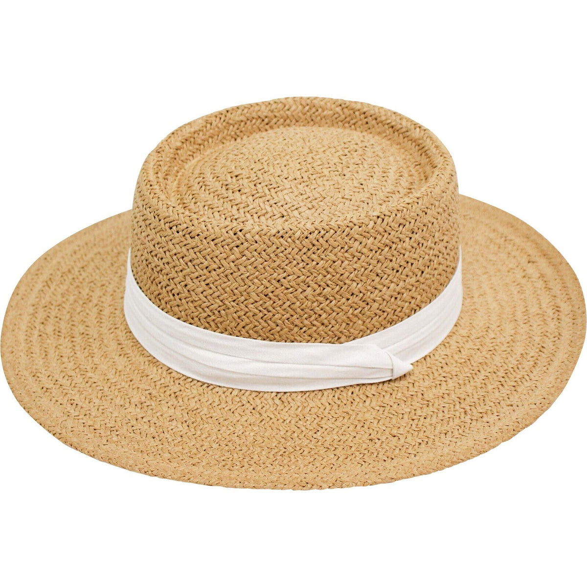 LVD Women's Seagrass/Paper 34-36cm Sailing Summer Hat Beach Sun Protection Natural