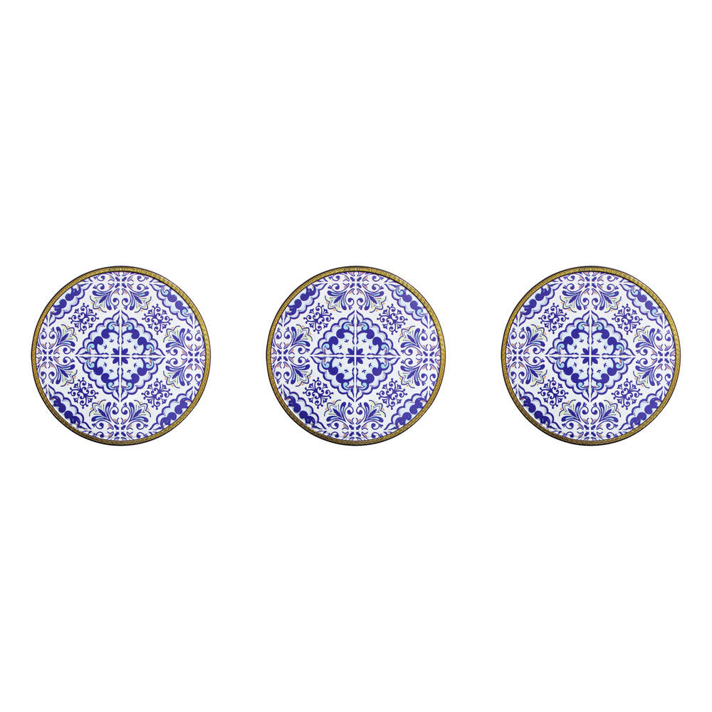 LVD Metal Trivets Santorini Placemat Pad Home/Kitchen Decor 20cm Assorted (3 Pack)