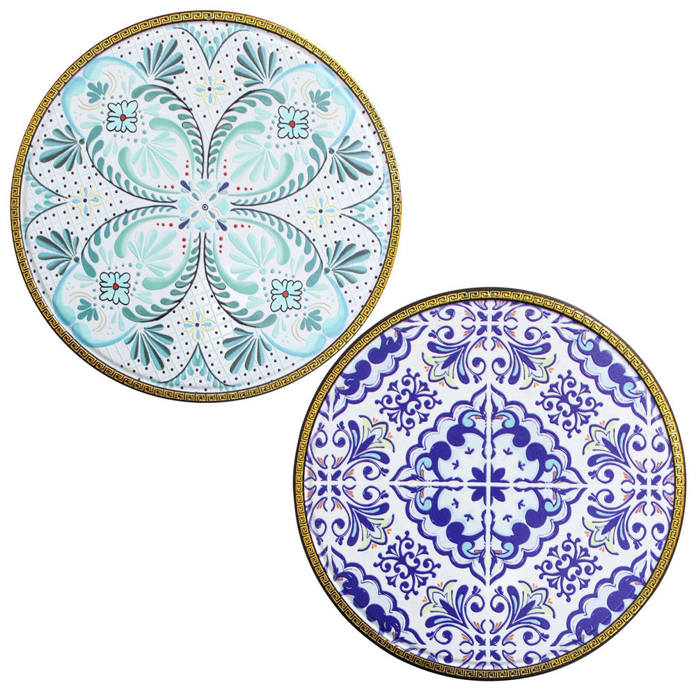 LVD Metal Trivets Santorini Placemat Pad Home/Kitchen Decor 20cm Assorted (3 Pack) — image 3