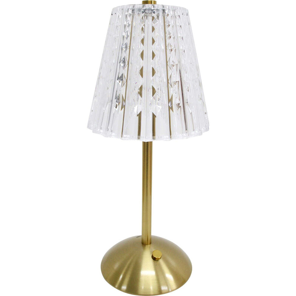 LVD 13x30cm Gold USB Metal LED Decorative Indoor Lantern Table Lamp — image 2
