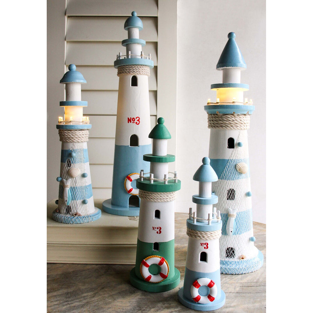 LVD Lighthouse 28cm Home Tabletop Decorative Figurine Statue Ornament Medium No. 3 — image 2