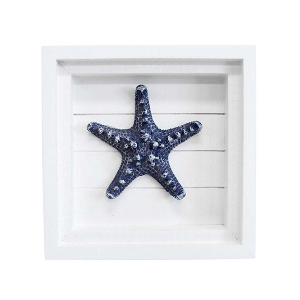 LVD MDF 16x16cm Wall Hanging Art Beachside Decorative Home Display Decor Assorted