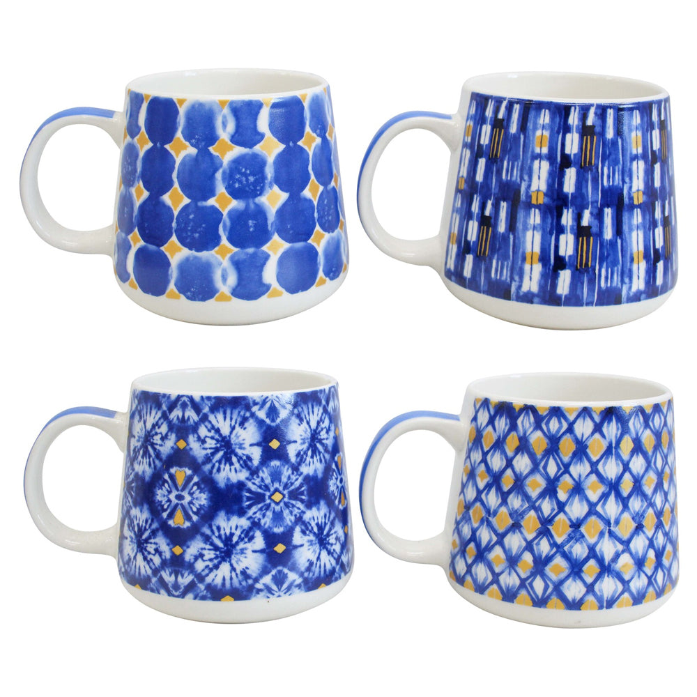 LVD Ceramic Tea/Coffee Mug Santorini Home/Kitchen Drinkware 9cm Assorted — image 2