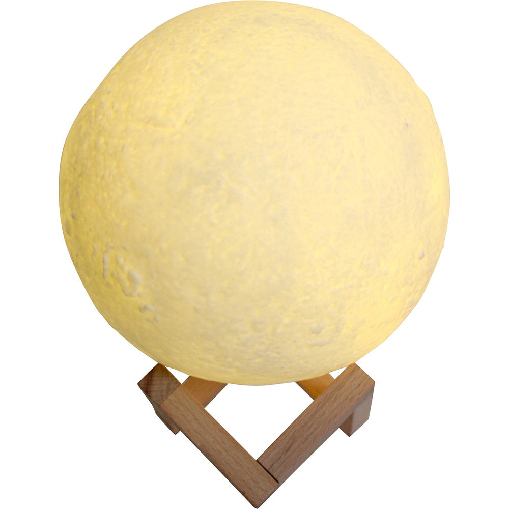 LVD 17x21cm Usb Moon Lamp w/ Wood Frame Children/Baby Home/Nursery Decor