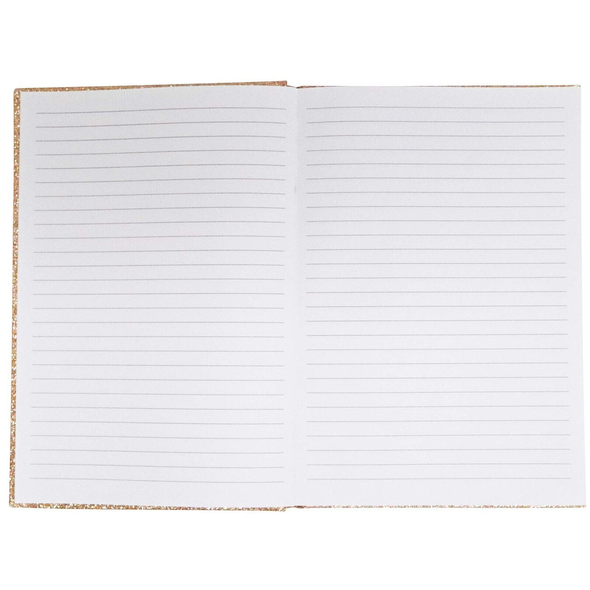 LVD 21cm Notebook A5 Journal Writing Paper Stationery 80 Pages Glitter Champagne — image 2