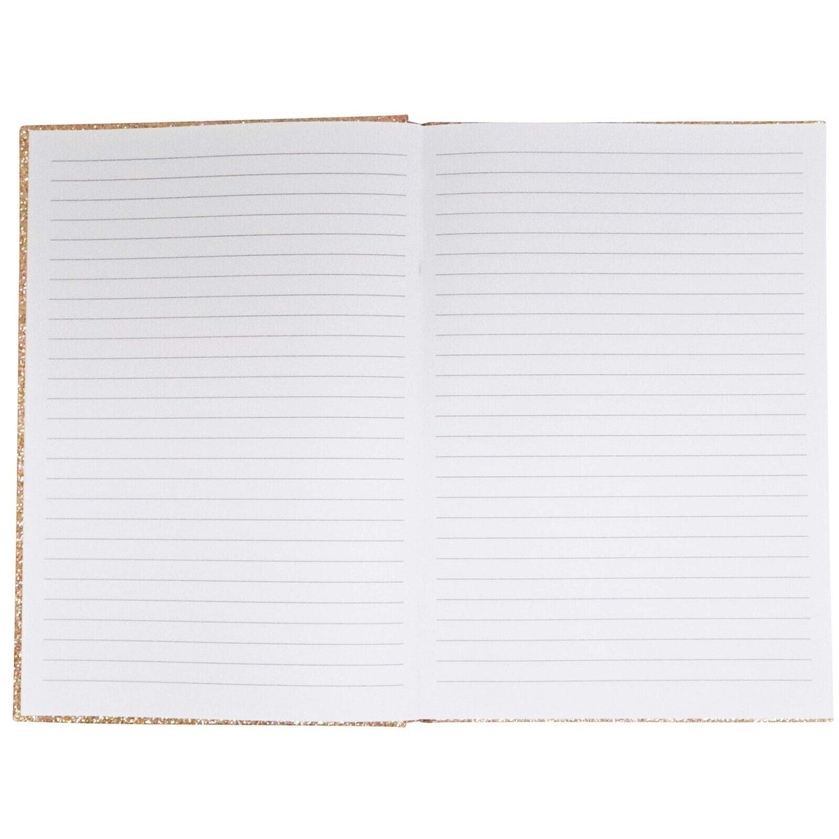 LVD 21cm Notebook A5 Journal Writing Stationery 80 Pages Glitter Champagne (2 Pack) — image 3
