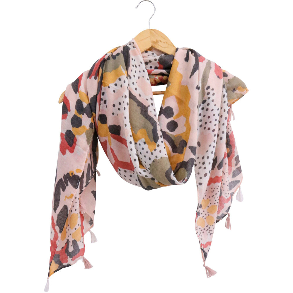 LVD Polyester Scarf Sarong Bold Paisley Stylish Womens Fashion Dress 90x180cm (2 Pack)