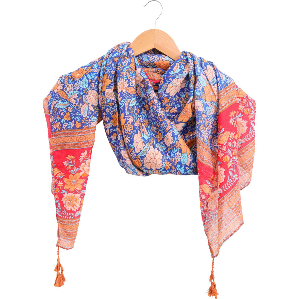 LVD Polyester Scarf Sarong Navy Country Theme Stylish Womens Fashion 90x180cm (2 Pack) — image 2