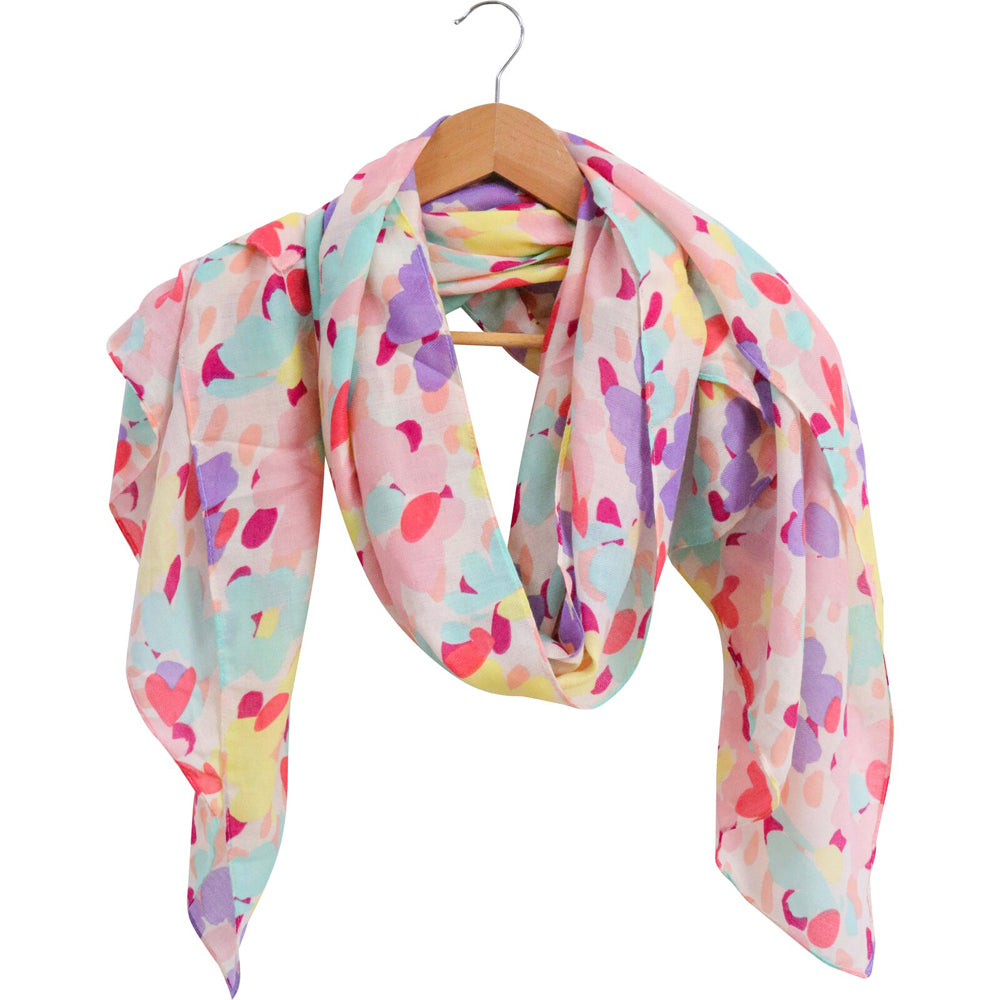 LVD Polyester Scarf Sarong Soft Floral Themed Stylish Womens Fashion 90x180cm (2 Pack) — image 2