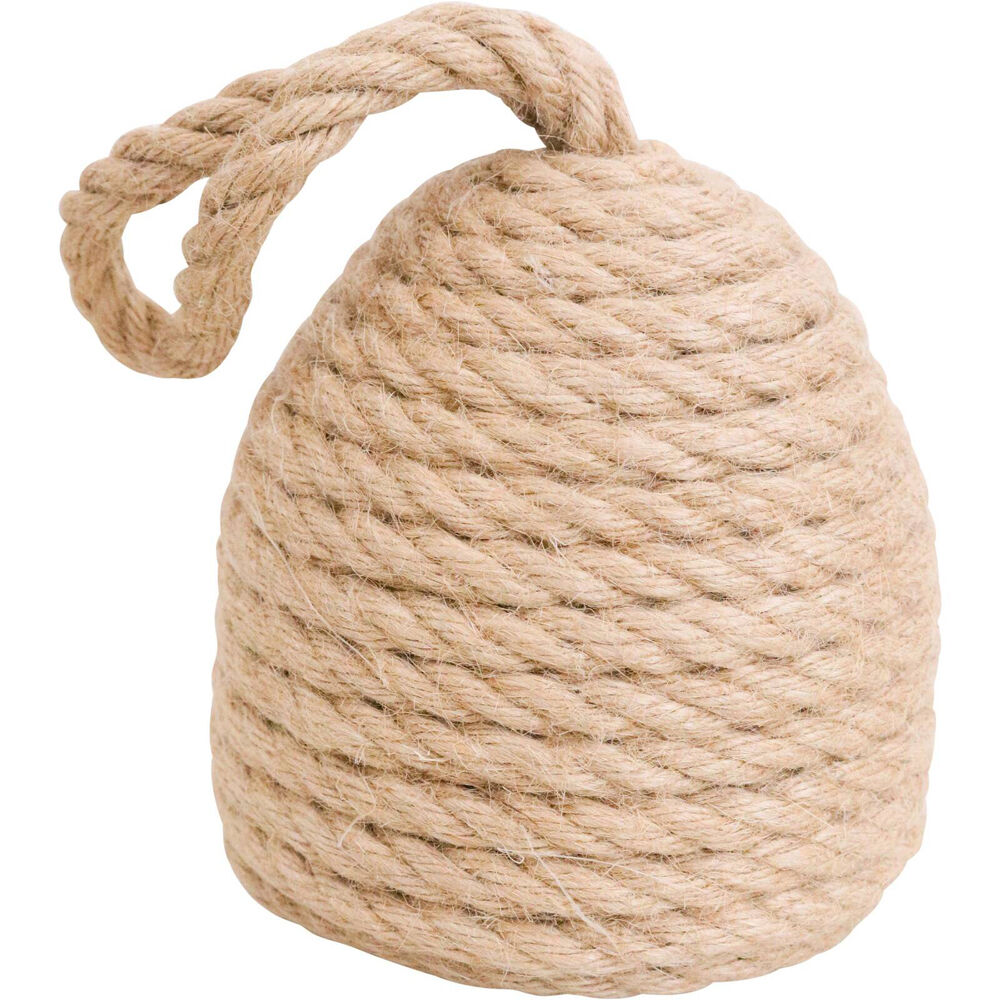 LVD Doorstop Rope Hive Weighted Door Stopper Home/Office Decor 15cm Natural (2 Pack) — image 2