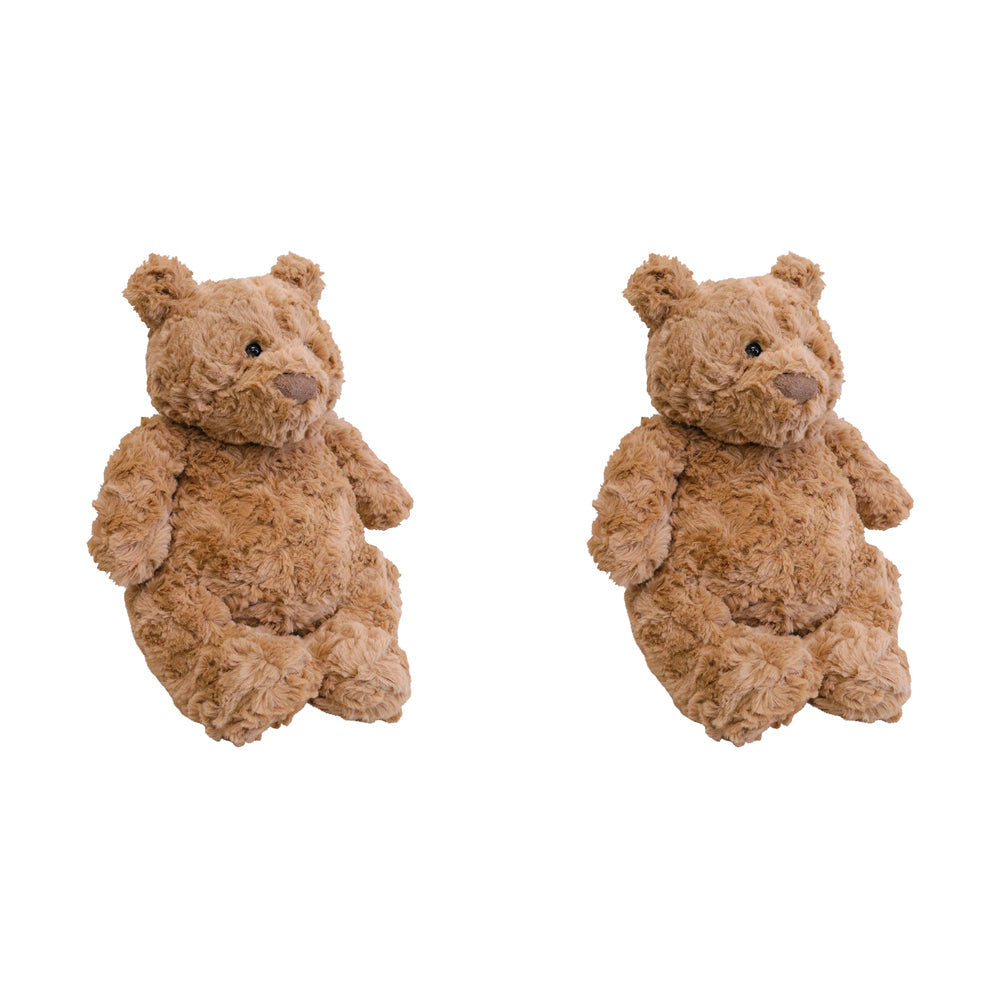 LVD Plush Bear Lil Ted Kids/Childrens Stuffed Animal/Soft Play Toy 34x20cm 0+ (2 Pack)