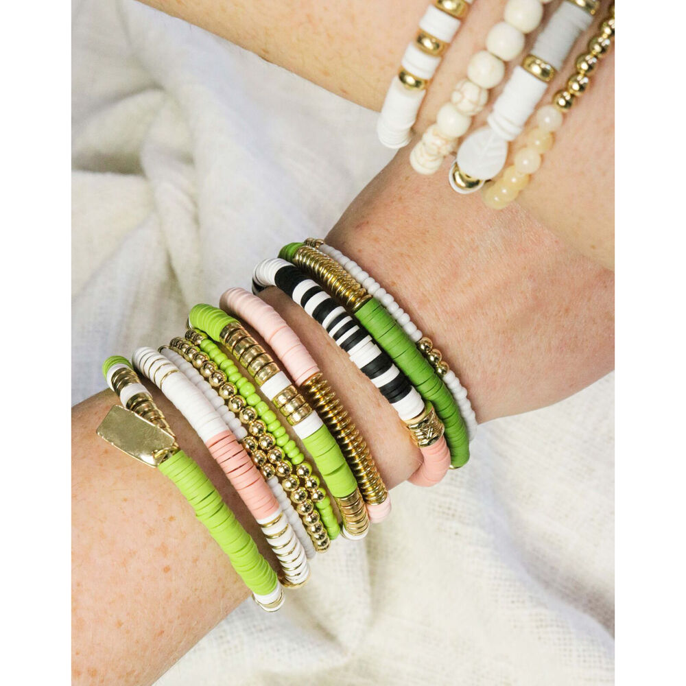 LVD Womens Elastic Bracelet Dawn Set Fancy Chic Wrist Accesories 17cm (7 Pieces) — image 2