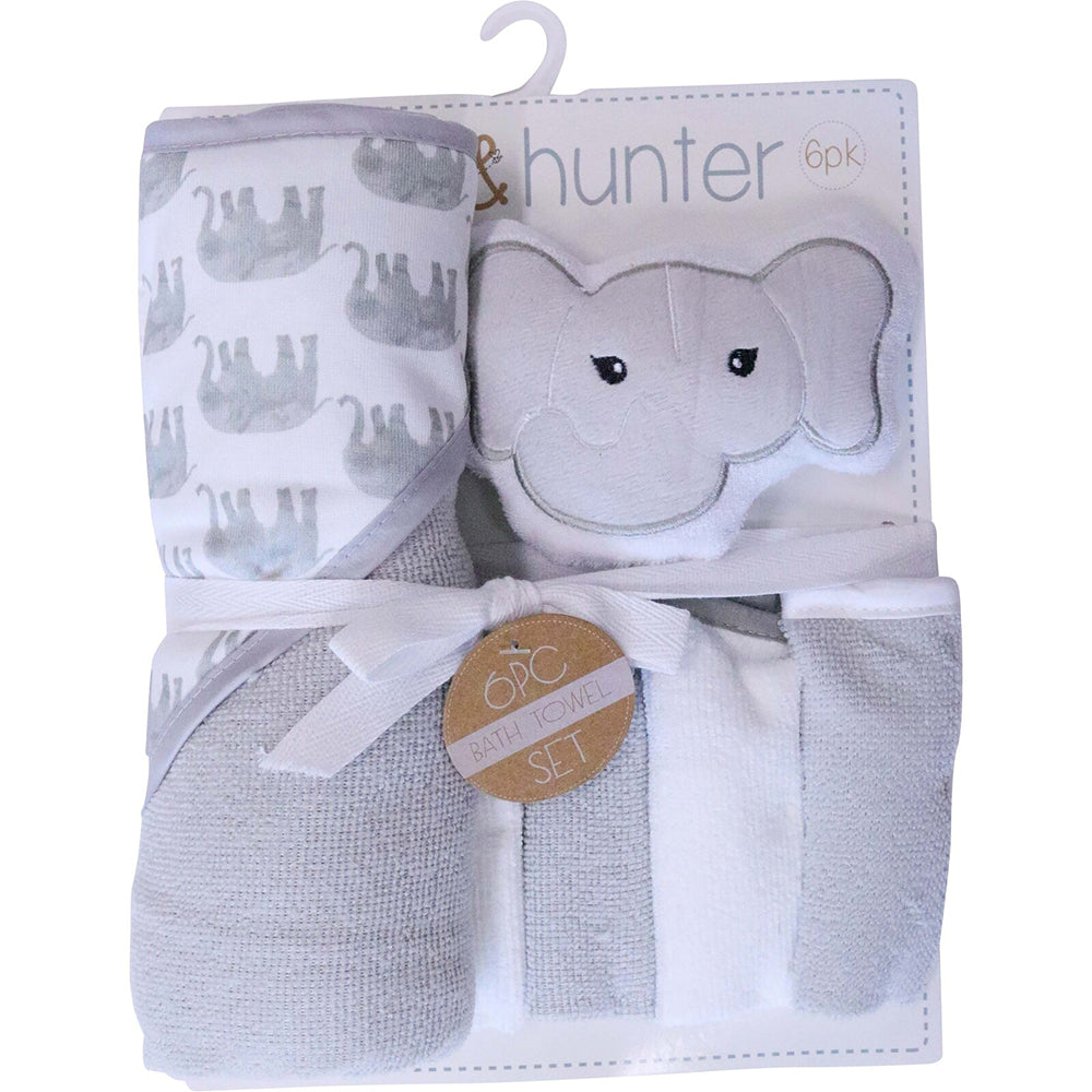LVD Kids/Baby Bathtime Set Elephant Infant Interactive Play Toy/Accessories 0+