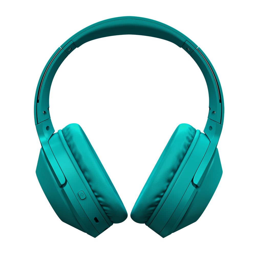 Liquid Ears WireFree Adjustable Over-Ear Wireless Bluetooth Headphones Teal — image 3