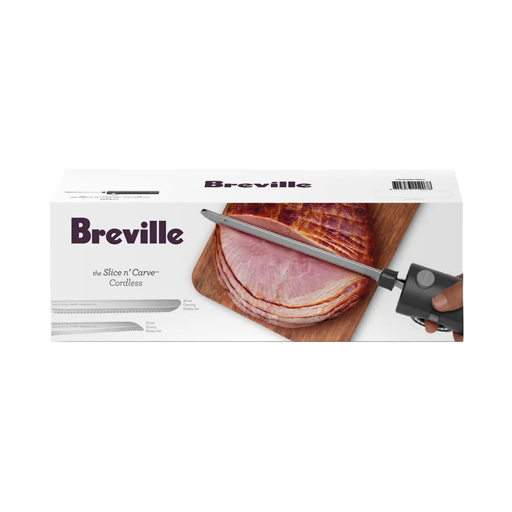Breville Slice N Carve 200W Cordless Rechargable Electric Carving Knife Grey — image 3