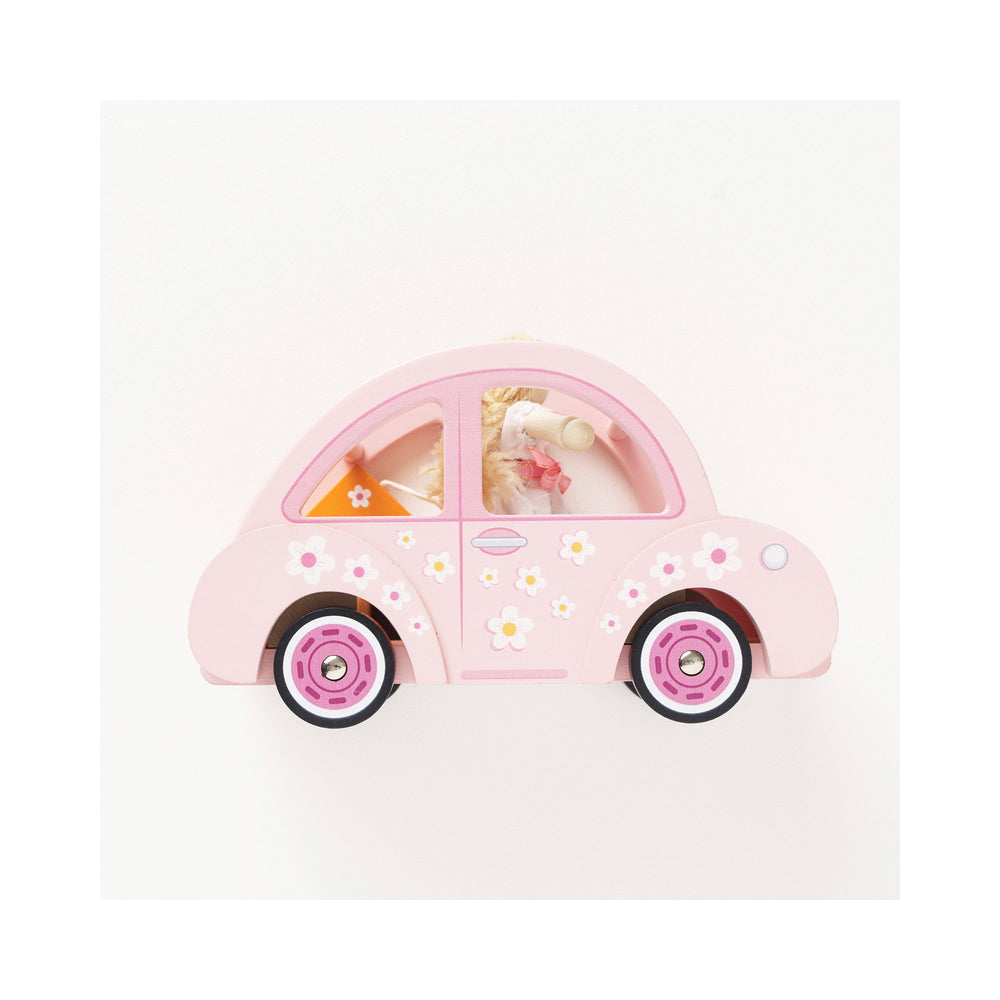 LE Toy Van Daisylane Sophie's Car Kids/Children 22x13cm Wooden Toy 2y+ Pink — image 8