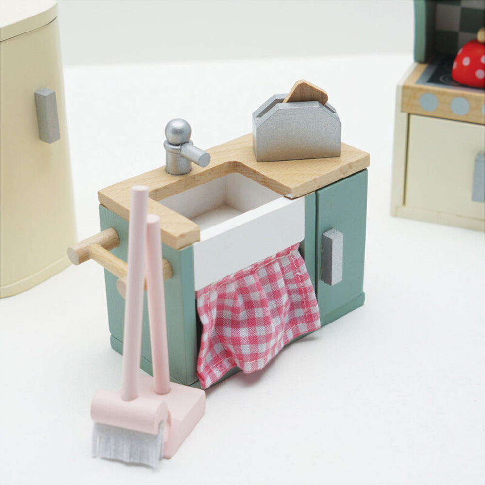 LE Toy Van Daisylane Kitchen Kids/Children Wooden Interactive Toy Play Set 3y+