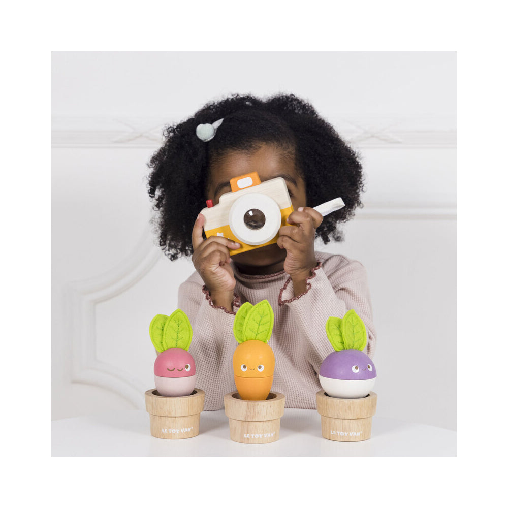 LE Toy Van Petilou Stacking Veggies Kids/Toddler Sensory Wooden Toy 18m+ — image 9