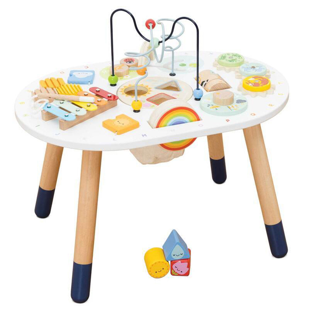 LE Toy Van Petilou 52cm Wooden Activity Table Kids/Children Educational Toy 18m+