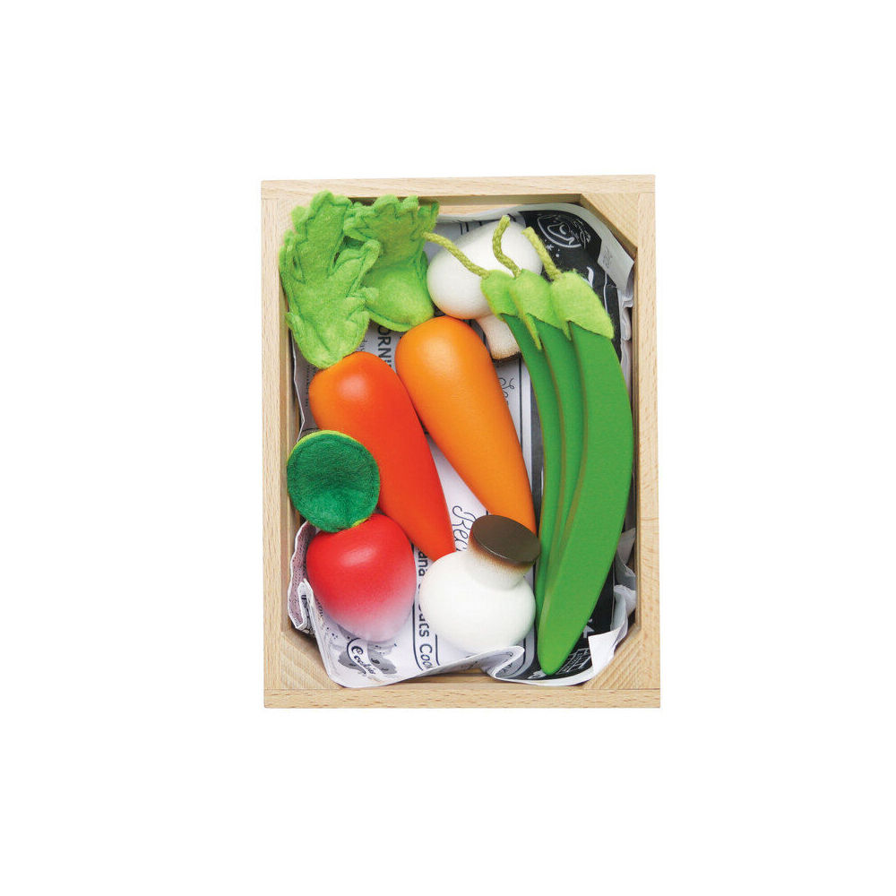 LE Toy Van Honeybake Smoothie Fruit/Harvest Vegetables in Crate Wooden Toy 2y+ — image 3