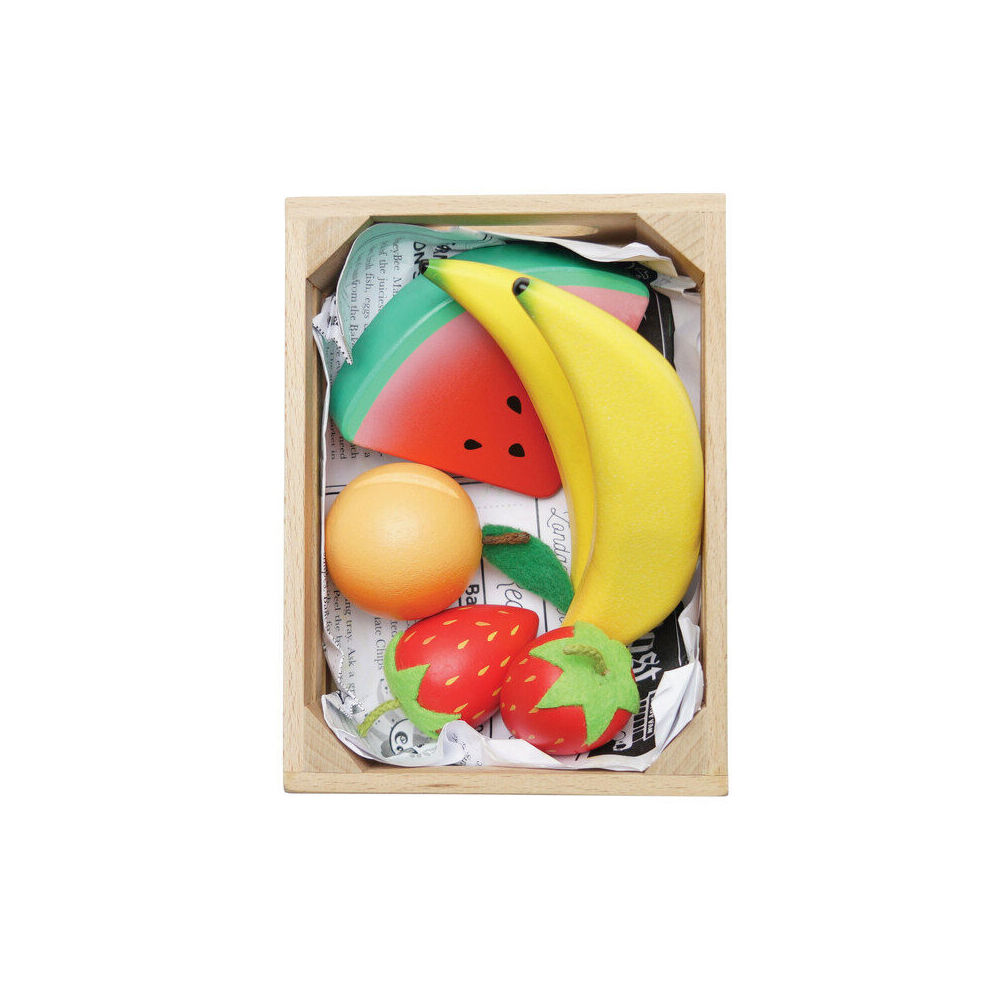LE Toy Van Honeybake Smoothie Fruit/Harvest Vegetables in Crate Wooden Toy 2y+ — image 6