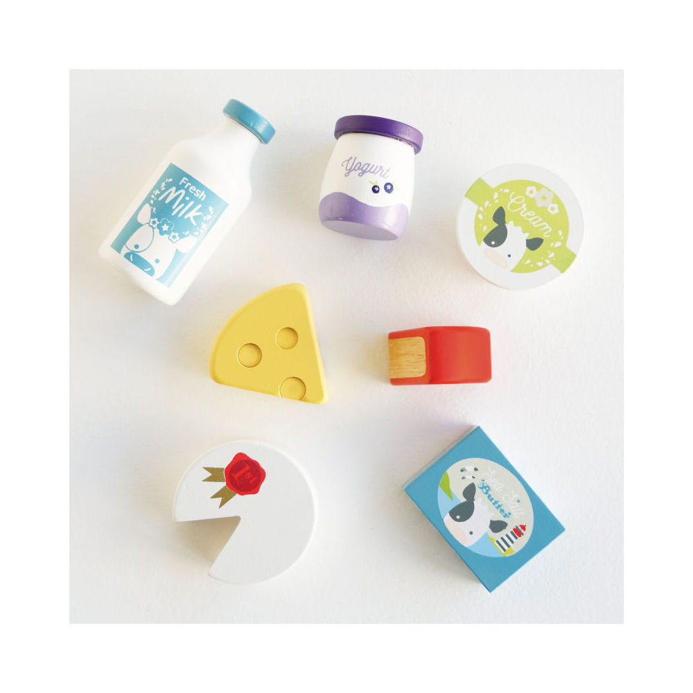 LE Toy Van Honeybake Cheese & Dairy Crate Kids/Children Play Wooden Toy 2y+ — image 5
