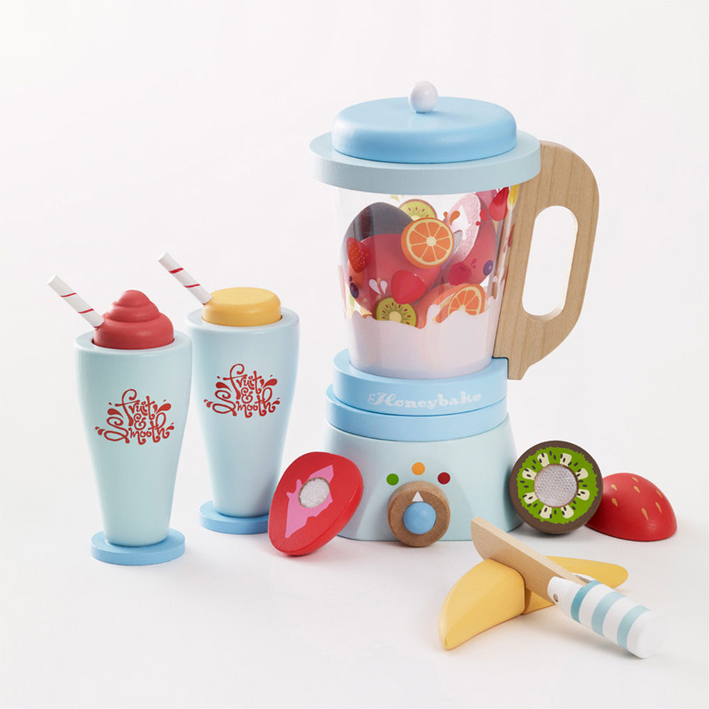 LE Toy Van Honeybake Fruit & Smooth Blender Set Wooden Play Toy Kids 2y+ (20 Pieces) — image 2