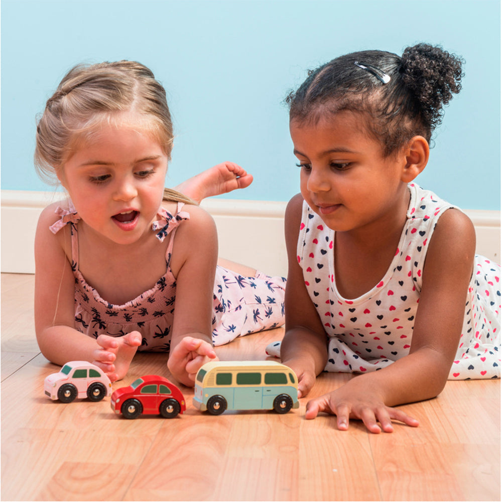 LE Toy Van Retro Metro Car Set Kids/Children 5x10.5cm Wooden Toy 2y+ (3 Pieces) — image 4