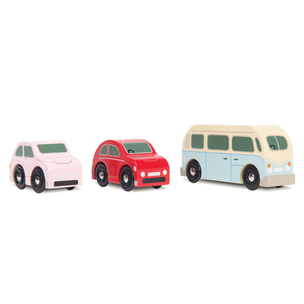 LE Toy Van Retro Metro Car & Emergency Vehicles Kids Wooden Toy Set 2y+ (3 Pieces) — image 2