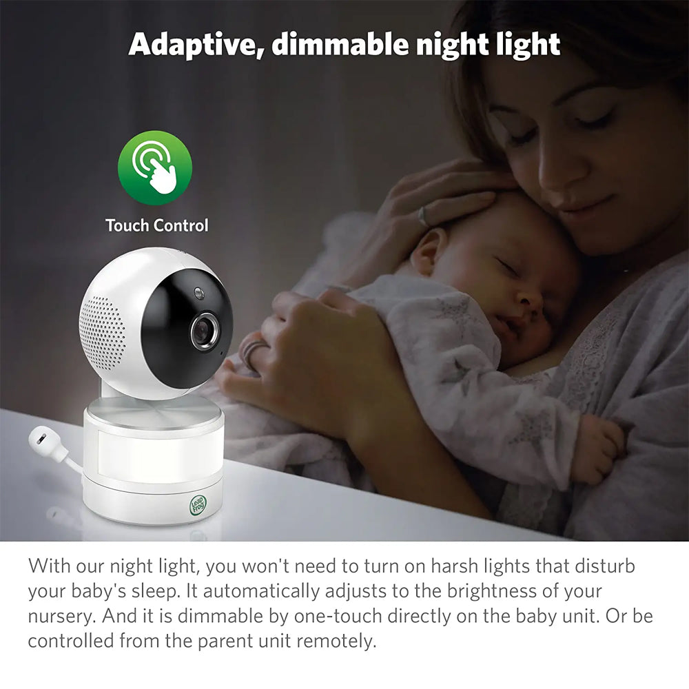 Leapfrog LF915HD 5" HD Video/Audio Pan & Tilt Camera Baby Monitor w/ Night Light — image 4