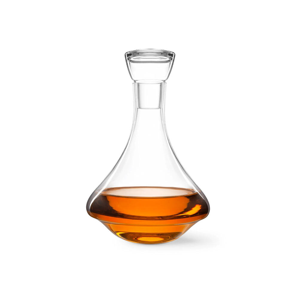 Final Touch 750ml/25oz Revolve Crystal Wine/Spirits Decanter with Stopper — image 2