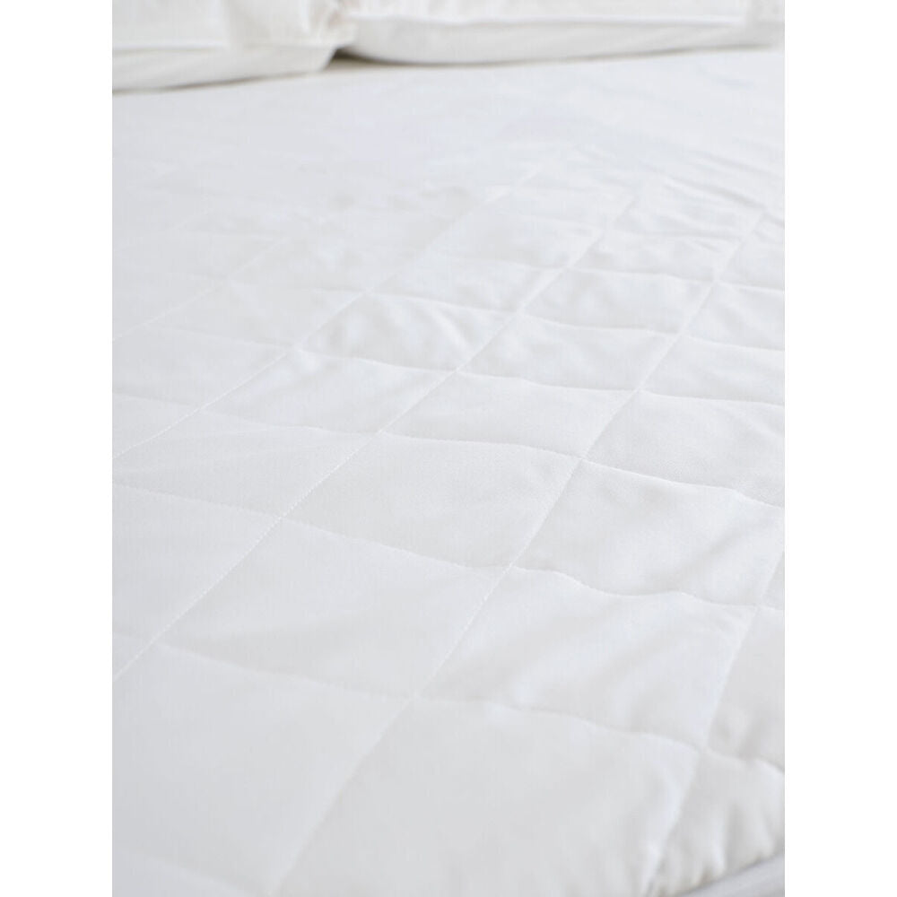 Linen House Quilted Electric Blanket Cream — image 8