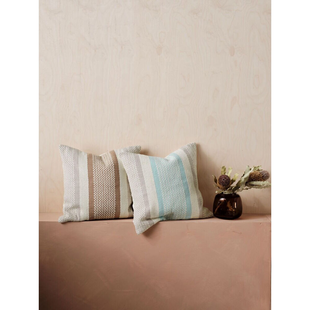 Linen House 50x50cm Verano Pale Blue Cushion Bedroom Throw Pillow Square (2 Pack) — image 4