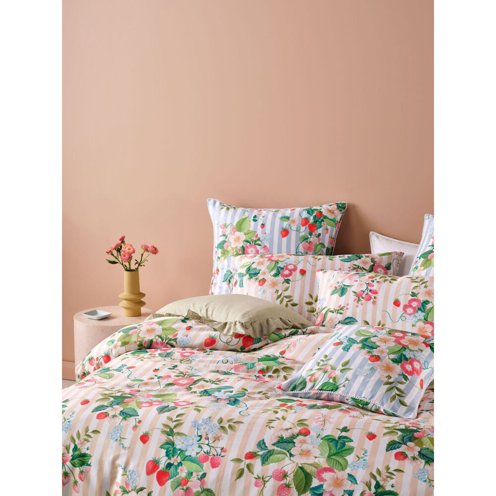 Linen House Keeley Pink Bedroom Cotton Quilt Cover Set — image 4