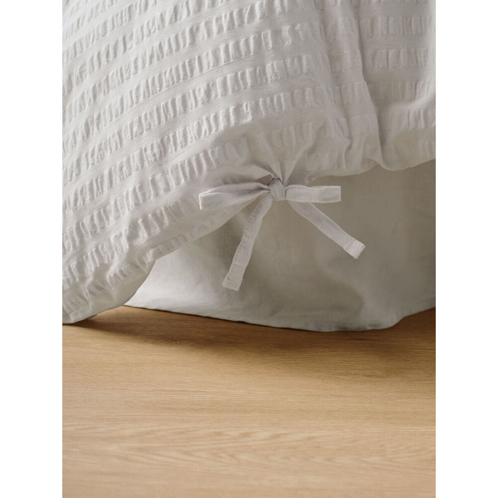 Linen House Ferrara Cotton Quilt Cover Set White — image 4