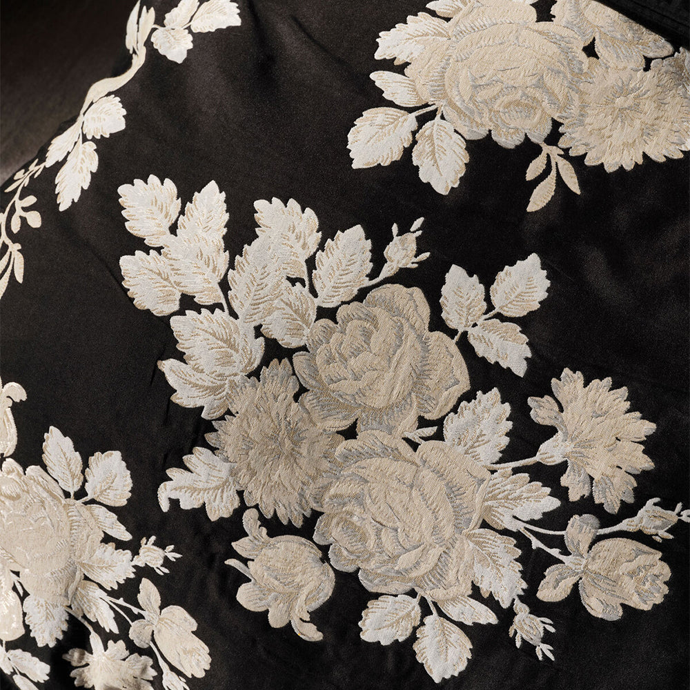 Grace BY Linen House Donato Super King Bed Cotton Quilt Cover/Pillowcase Black — image 2