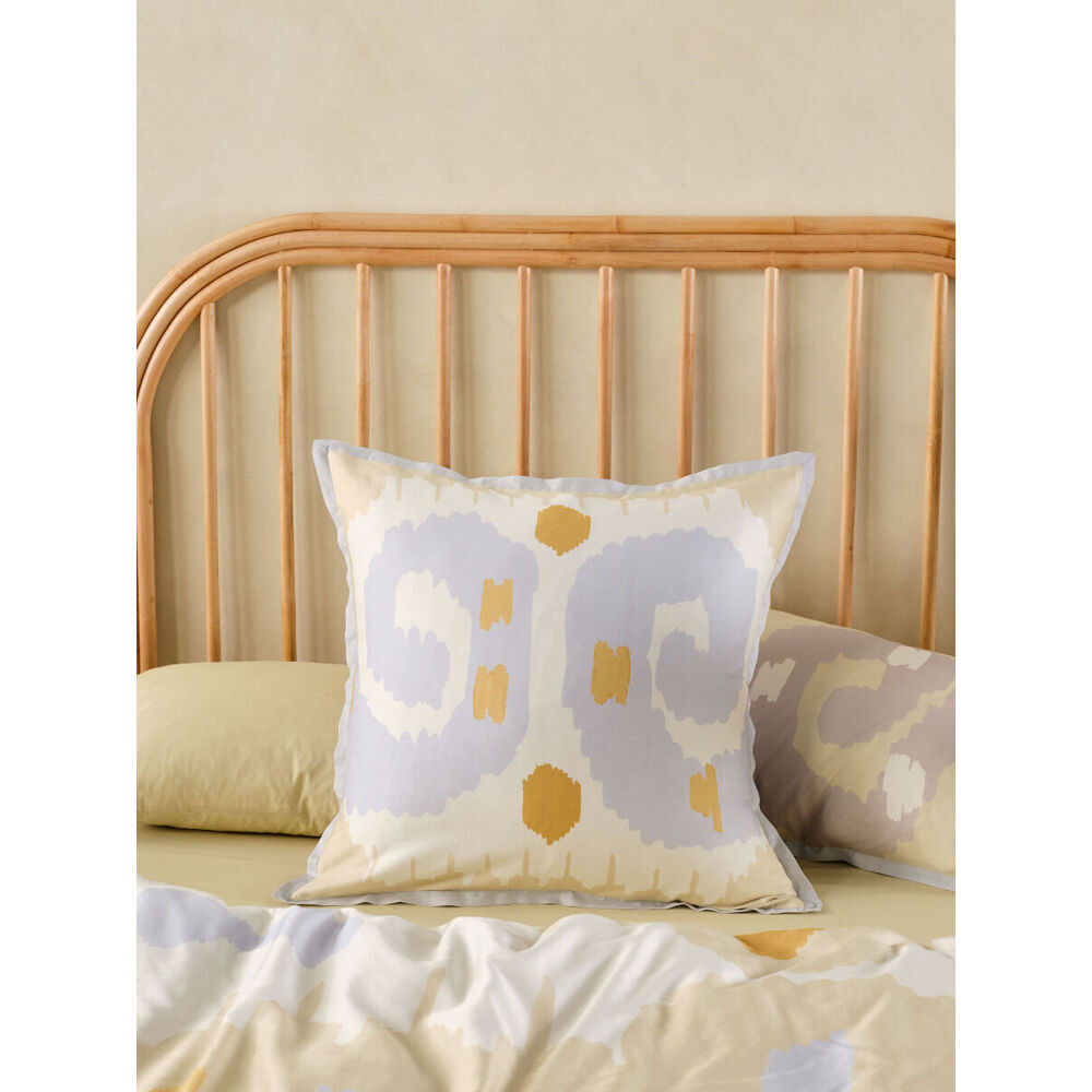 Linen House 65x65cm Sivan Pistachio European Pillowcase Decor Cushion Cover (2 Pack) — image 3