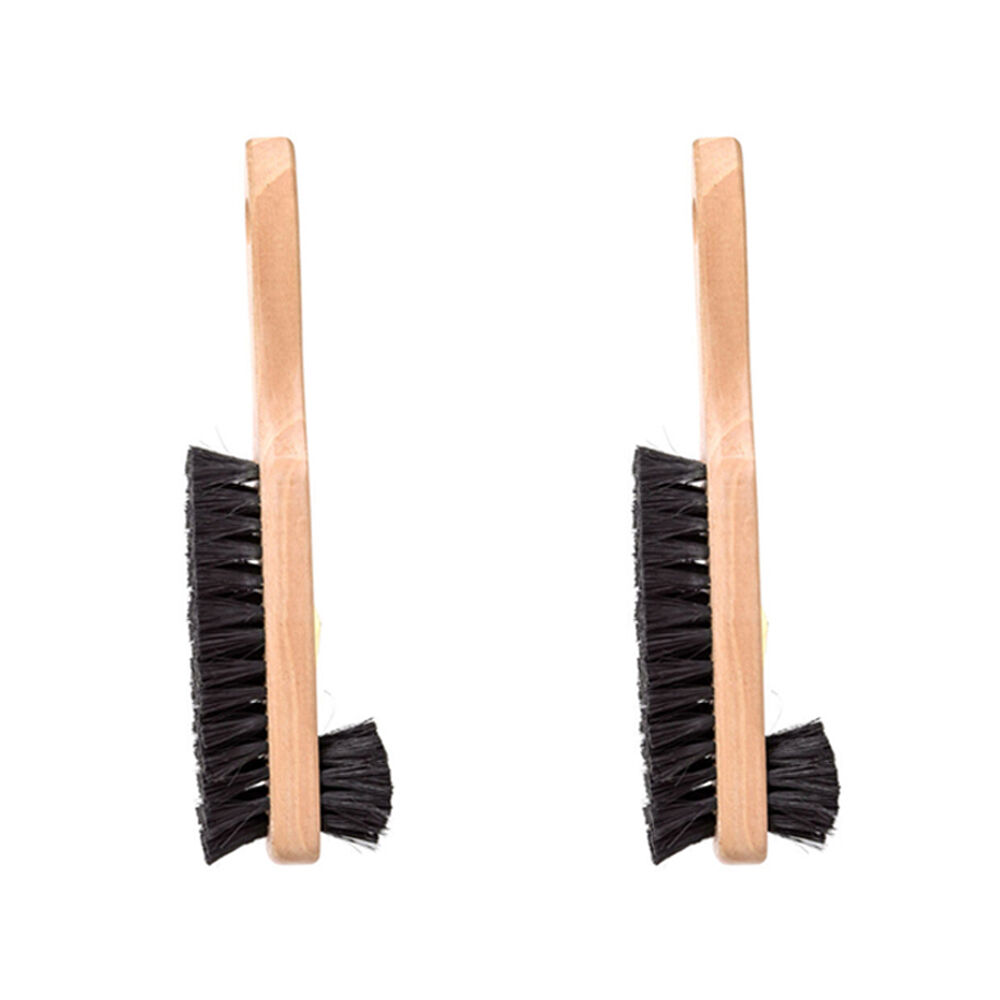 Esschert Design Wooden Boot Cleaning Hand Brush Shoe Scrubber 23.8cm Natural (2 Pack)
