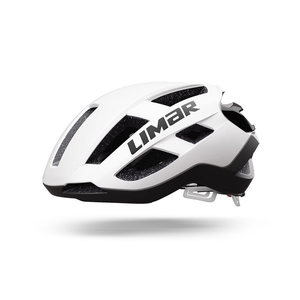 Limar Air Star Road Bicycle Helmet w/LED Light Gear 53-57cm Matte White Med